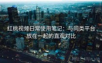红桃视频日常使用笔记：与同类平台放在一起的直观对比