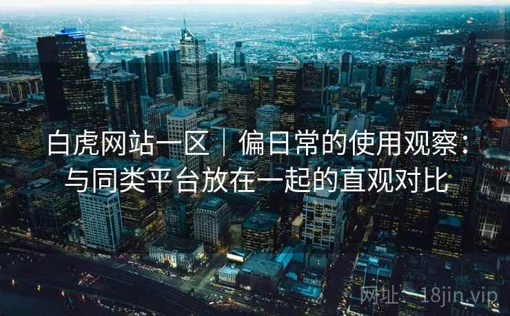 白虎网站一区｜偏日常的使用观察：与同类平台放在一起的直观对比  第2张