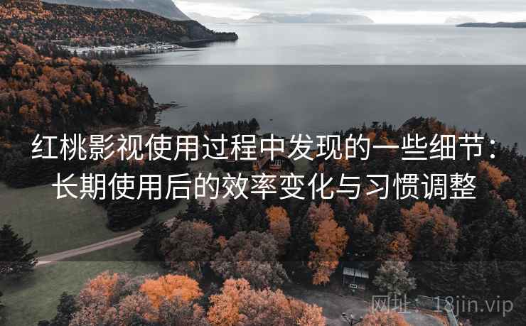 红桃影视使用过程中发现的一些细节:长期使用后的效率变化与习惯调整 第2张 红桃影视使用过程中发现的一些细节:长期使用后的效率变化与习惯调整 第2张
