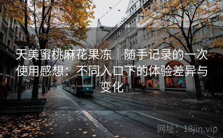天美蜜桃麻花果冻|随手记录的一次使用感想:不同入口下的体验差异与变化 第2张 天美蜜桃麻花果冻|随手记录的一次使用感想:不同入口下的体验差异与变化 第2张