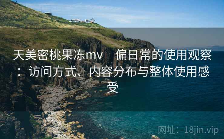 天美密桃果冻mv|偏日常的使用观察:访问方式、内容分布与整体使用感受 第2张 天美密桃果冻mv|偏日常的使用观察:访问方式、内容分布与整体使用感受 第2张