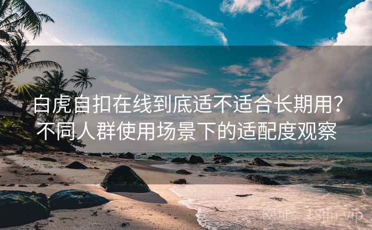 白虎自扣在线到底适不适合长期用?不同人群使用场景下的适配度观察 第2张 白虎自扣在线到底适不适合长期用?不同人群使用场景下的适配度观察 第2张