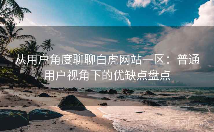 从用户角度聊聊白虎网站一区：普通用户视角下的优缺点盘点  第1张