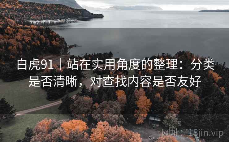 白虎91｜站在实用角度的整理：分类是否清晰，对查找内容是否友好  第2张